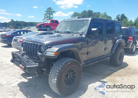 2018 Jeep Wrangler Unlimited Rubicon 4X4 z USA, uszkodzony, nr VIN 1C4HJXFG0JW209914